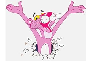 PARTYLANDIA Cialda In Ostia Pantera Rosa Cartoni Animati Decorazione Torta Dischi