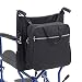 Produktbild SHKY Universal-Reisetasche, zum Tragen von Zubehör für Rollstühle, Rollstühle und Transportstühle - für Behinderte, Medizinische Mobilitätshilfe für Behinderte, Schwarz