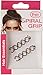 Pretty Hair Spiral Grip, Golden - Pack of 2