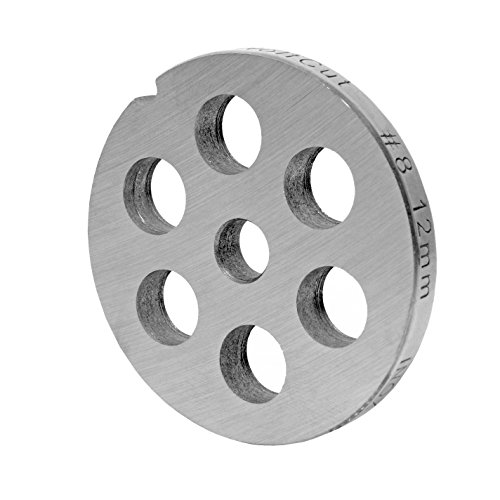 INOX Lochscheibe Gr. 8 - 12,0 MM Bohrung - für Fleischwolf Jupiter - Bosch - Alexanderwerk - Westmark