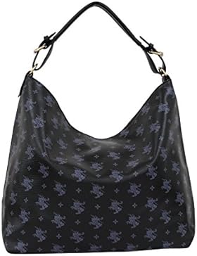 SARA Damen Handtasche, Schultertasche, Beutel PU Kunstleder 1706