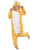 Einhorn Kostüm Tierkostüm Pyjamas Jumpsuit Tier Schlafanzug Cosplay Karneval Fasching Giraffe - 
