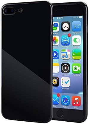 iphone 7 Plus Protect Case,Mooom [0.44mm] Ultra-Thin Back Cover Bumper Hard Shockproof Lightweight with PP Material [Perfect Fit] for iphone7 Plus 5.5 inch (Bright black)