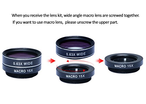 Apexel Objetivo universal 4 en 1 para tel fonos m viles teleobjetivo ojo de pez lente gran angular y macro con minitr pode para iPhone 7 6 6s y Samsung HTC tableta y la mayor a de los tel fonos Android Apexel Objetivo universal 4 en 1 para tel fonos m viles teleobjetivo ojo de pez lente gran angular y macro con minitr pode para iPhone 7 6 6s y Samsung HTC tableta y la mayor a de los tel fonos Android