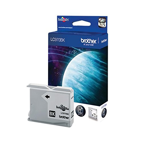 Brother Tintenpatrone LC-970BK/lC970BK Schwarz Inh.350