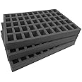 Navara Replacement Tray Set for Gamesworkshop Classic plastic figure case. Carry 150 troops on 25mm bases. Ideal for 15 squads of 10 troops 40mm tall