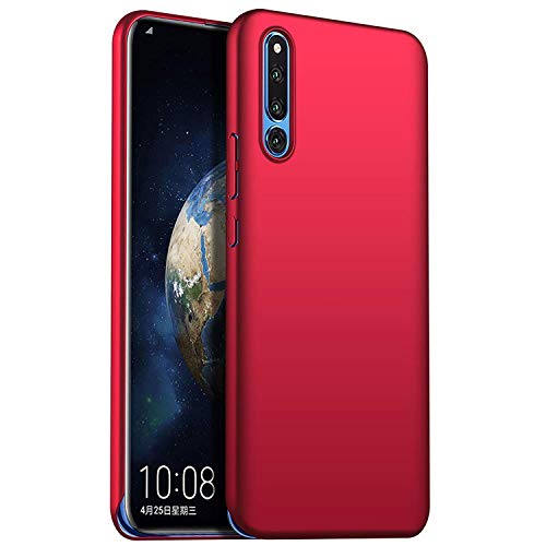 AOBOK Honor Magic 2 Case, Honor Magic 2 Back Cover Slim Sleek Hybrid Rubberised Hard Case for Honor Magic 2 Smartphone, Red