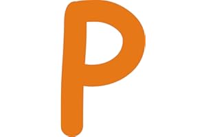 Kleckerliese Alphabet Buchstaben 10cm selbstklebende Aufkleber Wand Fenster Tür Boote Auto Kinderzimmer STICKER P - Höhe 10cm, Farbe Orange