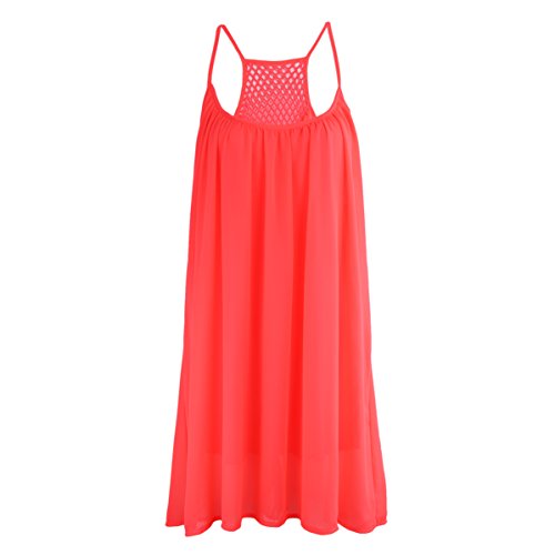 Chiffon Träger Strandkleid - 3