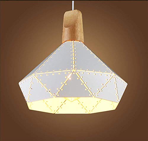 NG GN Gzz Deng Inicio Iluminación para Exteriores Lámpara Colgante Lámpara de Techo Lámpara de Sombra Retro Iluminación Industrial Restaurante Blanco