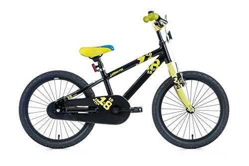 18″ Zoll Aluminium Fahrrad LEADER FOX Kinderrad Snake Boy MTB black schwarz - 2
