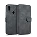 Produktbild xinyunew Samsung Galaxy M20 Hülle, 360 Grad Handyhülle + Panzerglas Premium Handy Schutzhülle Leder Wallet Tasche Flip Brieftasche Etui Schale (Schwarz)