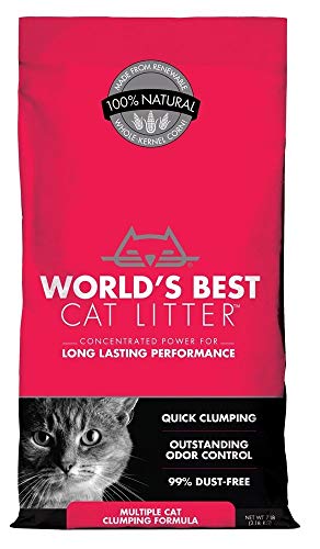World's Best Cat Litter for Mulitple Cats 7 pounds