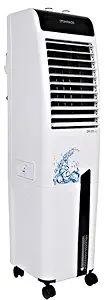 COMRADE Air cooler Tower with Everlast Pump, Auto Fill, 4-Way Air Deflection and High Density Honeycomb pads; White (Prime 50)