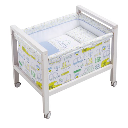 Petit Praia Moon  Crib (Small, Blue)