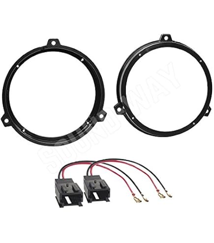 Kit Haut-parleurs 2 Voies 16,5 Cm Pour Portières Arrière Fiat Panda 169 (2002-2012) - 120W Max, 60W RMS