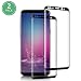 Produktbild Snnisttek Panzerglas für Galaxy S9 Plus, [2 Stück] Displayschutzfolie für Galaxy S9 Plus [Full Cover], Anti-Kratz Panzerfolie, 9H Härtegrad, 99% Transparente - Schwarz