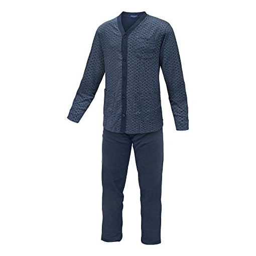 Pigiama-Uomo-NOTTINGHAM-Linea-Classic-Caldo-Cotone-Taglie-da-XL-a-5XL-Art23269