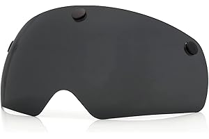 FUNWICT Gafas Magnéticas para Casco Bicicleta Gafas Extraíbles para Casco Bicicleta con Visera para Hombre