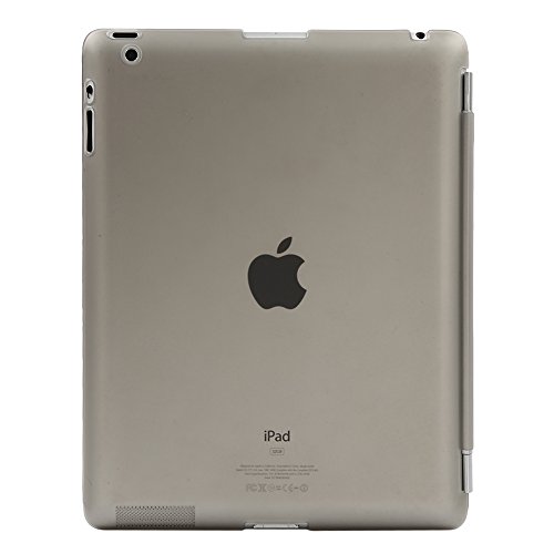 Besmall Neu Ultra Slim Edles iPad 2 3 4 Hülle – Smart Cover Leder Case Schutz Hülle Tasche + Back Case – inkl. Displayschutzfolie Reinigungstuch Stift mit Multi Ständer Auto Sleep Wake (iPad 2/3/4, Farbe:Weiß) - 7