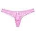 Produktbild EROSPA® Femininer Spitzen String-Tanga ouvert mit Penis-Öffnung vorn Slip Männer Herren Unterwäsche Mesh Einheitsgröße rosa