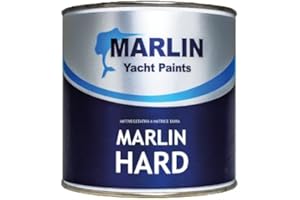 MARLIN YACHT PAINTS Marlin Hard 0,75 LT Antivegetativa a Matrice Dura (Nero) fino a 24 mesi