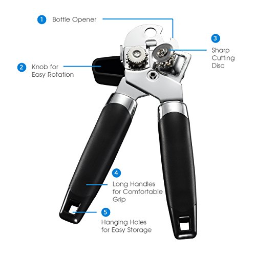CAMAC-in Manuelle Dosenöffner und Kapselheber mit Edelstahl scharfe Klinge - 2