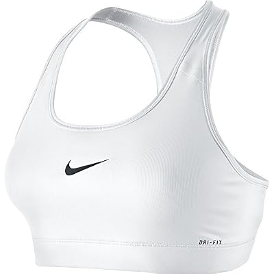 Nike Pro Soutien-gorge Femme Blanc FR : M (Taille Fabricant : M)