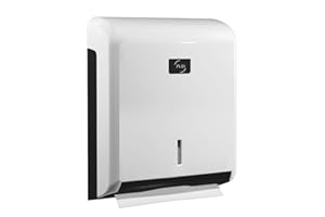 JVD Distributeur Essuie-Mains Pliage Z - ABS Blanc