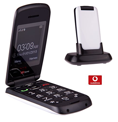 TTfone-Star-Big-Button-Simple-Easy-To-Use-Clamshell-Flip-Mobile-Phone-with-Vodafone-Pay-as-You-Go-White
