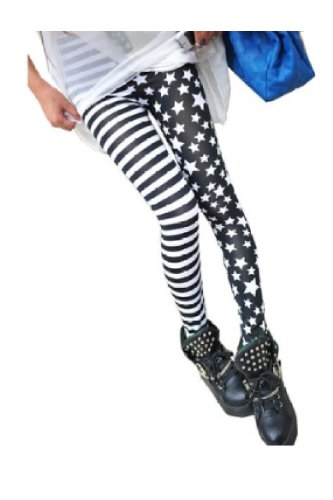 Preisvergleich Produktbild LSWA Destress Tattoo Leggings Print Comic Graffiti X2020-7-Gr.L