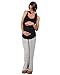 The Essential One - Nursing Pyjama Set Black Stripe - EOM104
