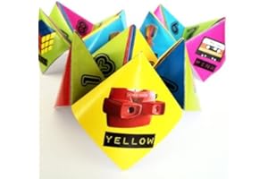 80S MATERIAL GIRL 80s Party Table Decorations Pack of Ten Paper Click Clacks Ready to Make Each pack contains five of each of The two designs Decor for 1980s Theme Retro Party Supplies 80s Party game