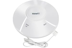 Ecowitt Wittboy Gateway Hub GW2000, 3 Configurations Methods Newest WiFi/Wired Weather Station Sensor Gateway with Temperature-Humidity, Atmospheric Pressure 3-in-1 Probe Sensor for Home Garden Farm