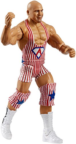Mattel GmbH FRR97  WWE Summer Slam - Kurt Angle figura 15 cm, Multicolore