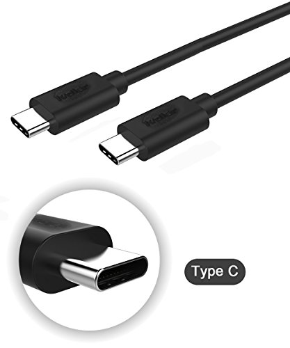 USB Type C Kabel, iVoler [3.3ft/1m] USB 2.0 Type-C auf Type-C Datenkabel Reversible Ausführung mit Benutzerfreundlichkeit voll Abwärtskompatibel für Huawei P9 / P9 Plus, LG G5,HTC 10,Nexus 6P/5X, Asus Zenfone 3,Microsoft Lumia 950/950XL, Oneplus 2 / 3, Xiaomi Mi 5, New Apple MacBook 12’’, ChromeBook Pixel, Nokia N1, Handy,Tablet und andere Type-C Unterstützte Geräte - 2
