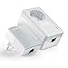 Produktbild TP-Link TL-PA4016P KIT AV500 Powerline Netzwerkadapter (500Mbit/s, ein Port, Steckdose, energiesparend, Plug und Play, kompatibel mit Adaptern anderer Marken, 2er Set) weiß