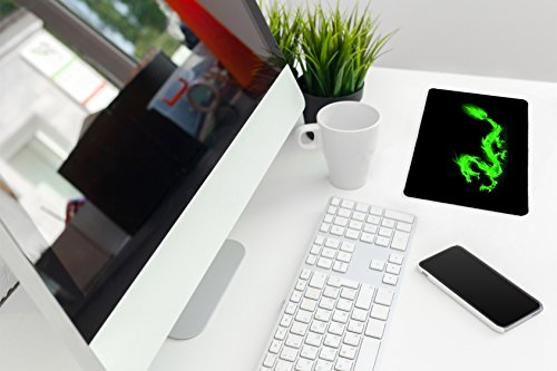 Silent Monsters Gaming und Office Mauspad 24 x 20 cm, Mousepad Design fire dragon - 4