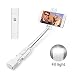 Produktbild Atongm Selfie Stange Bluetooth Selfie Stick, Mini Selfie Sticks mit LED-Fülllicht für iPhone X / 8 / 8Plus / 7 / 7Plus / 6 / 6Plus / 6S / 6S Plus, Galaxy S5 / S6 / S7 / S8, Huawei und mehr (Weiß)