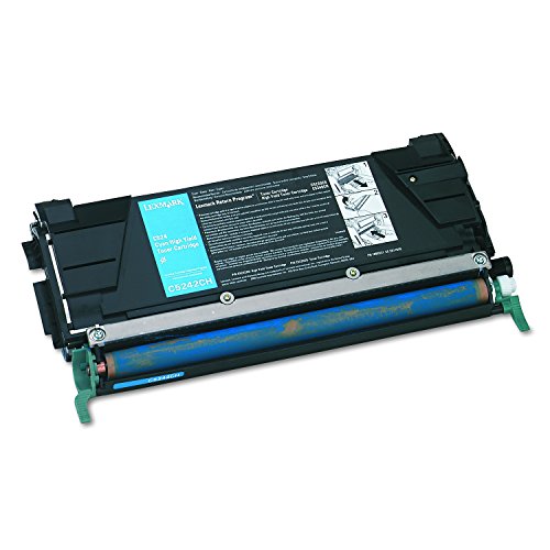 Preisvergleich Produktbild Lexmark C5242CH C524 Tonerkartusche cyan hohe Kapazität 5.000 Seiten
