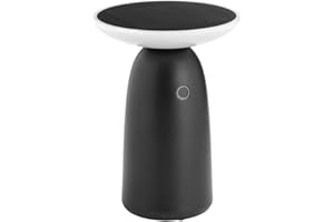 DOPO LIGHTING - Lámpara de mesa solar con puerto usb VERSA negro Touch dimming LED SMD 10W 3000K exterior IP54. Lámpara portátil solar ideal para terrazas