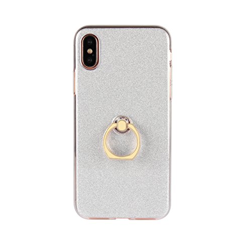 COVO   TPU Shining Anillo Funda Carcasa Case Cover Caso para iPhone 8 Blanco 