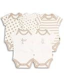 The Essential One - Unisex Pack of 5 Baby Bodysuits / Vests ESS40