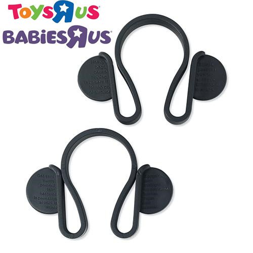 BABIES R US® Travel Safety Bag Clips - for Pram Pushchair Buggy Stroller etc. (Extra Large)