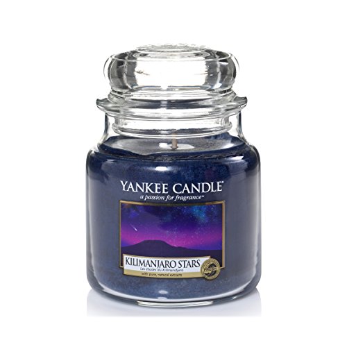 Yankee Candle 1344784E Duftkerze Glas, 9,50 x 9,50 x 13,80 cm, nachtblau