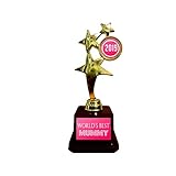 YaYa Cafe Worlds Best Mom Trophy 2019 Mummy Golden Star Award