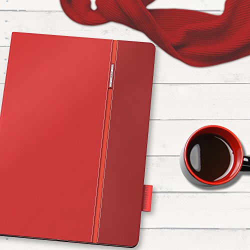 AUAUA iPad Pro 9.7 Hülle, iPad Pro 9.7 PU Leder Tasche Schutzhülle Schal + Clear Schutzfolie(Gift) für Apple iPad Pro 9.7 Zoll Apple Tablet - 2
