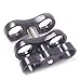 Produktbild REFURBISHHOUSE Aluminium CNC 1 Zoll Ball Schmetterling Clip Tauchlampen Arm Verbunden Zubehr 360 Grad Clip Adapter Halterung Halter Für Action Sport Kamera Unterwasser Zubehr