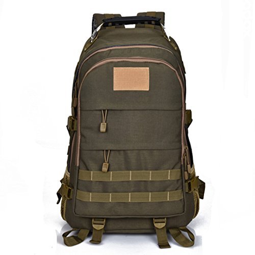 Rucksack, Multifunktionale Daypack Taktischer Rucksack Trekkingrucksack Laptop Rucksack Wasserdichter Rucksack Kampfrucksack Reiserucksack Sportrucksack mit der großen (Armeegrün) - 4