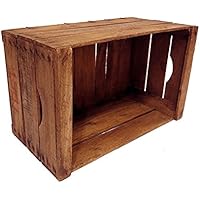 restaurierte Vintage Buche Truhe - Möbel, Regale, Bücherregale - alte Obstboxen - Holzkisten -